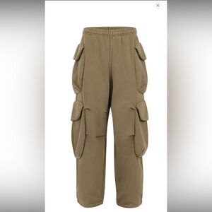 Entire Studios Unisex Straight Leg Cargo Pants - Tan